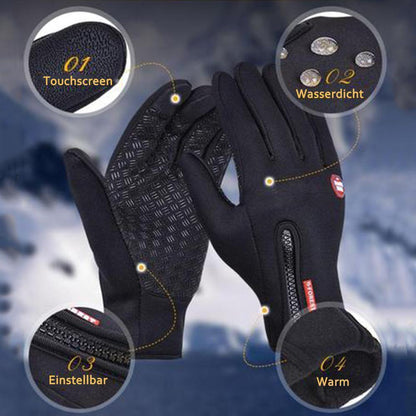 Unisex Touchscreen Gloves – Warm, Windproof, and Waterproof