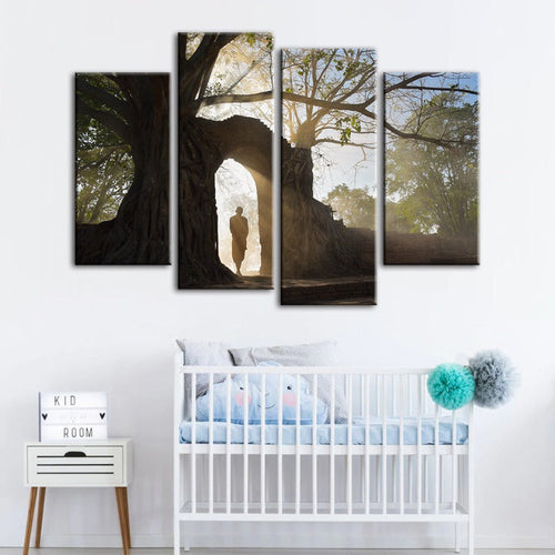 Serene Nature Canvas Art Set - 4 Piece Wall Decor