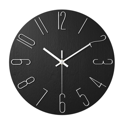 Modern Silent Wall Clock for Living Room – Elegant Timepiece