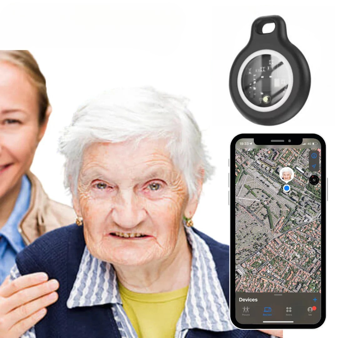 GPS Tracker for Seniors with Real-Time Location and Extended Battery Life