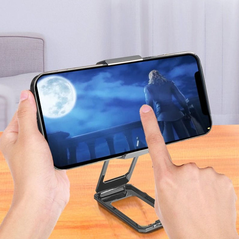 Foldable Phone Holder with Back Clip