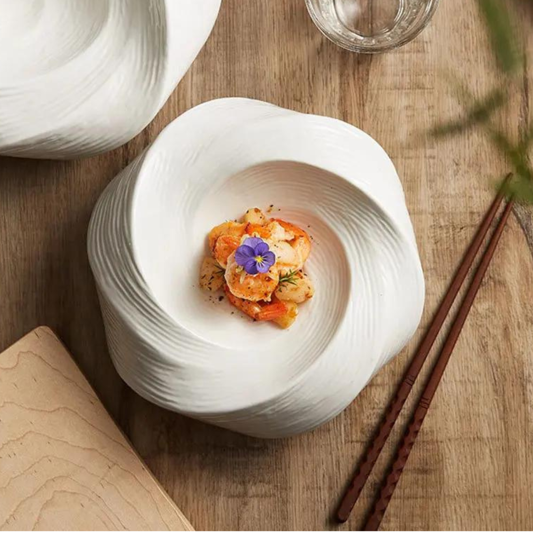 Contemporary Ceramic Bowl for Serving | Stylish Kitchen Dishware