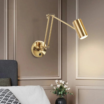 LED Wall Lamp with Dimmable Feature - Modern Creative Study Rocker