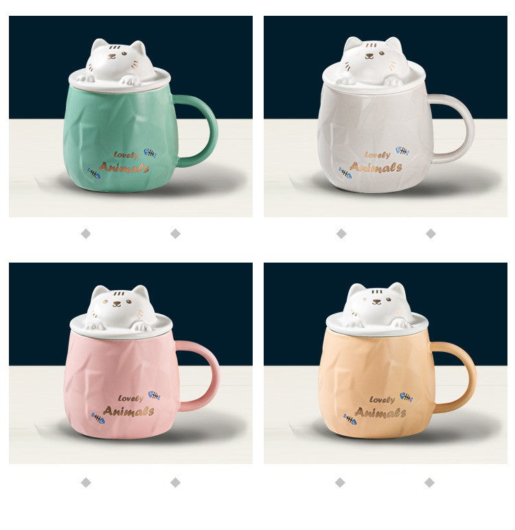 Small Cat Head Mug for Coffee or Tea