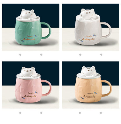 Small Cat Head Mug for Coffee or Tea