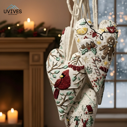 Handcrafted Christmas Decoration with Love for Winter