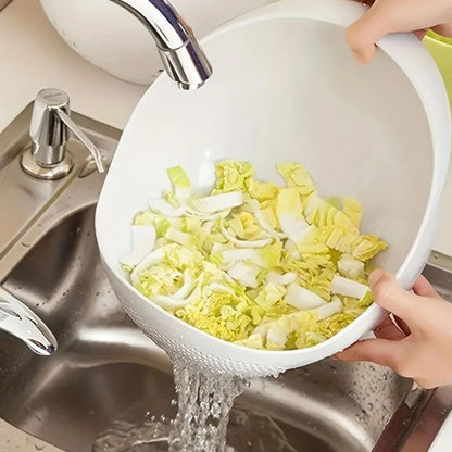Modern Kitchen Strainer Bowl – Wash & Drain Colander
