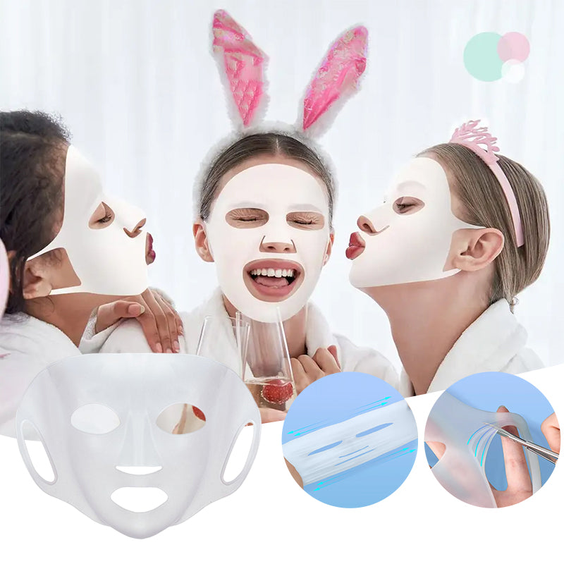 Ergonomic Silicone Facial Mask Holder | SkinFit