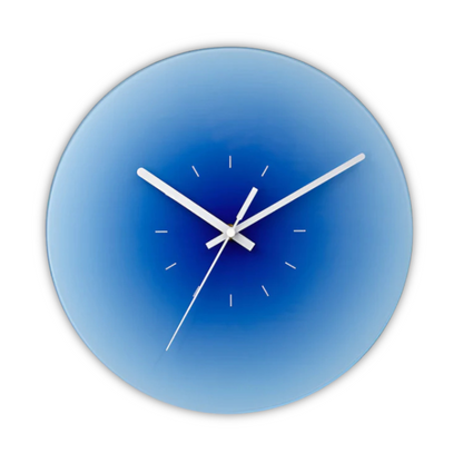 Modern Decorative Wall Clock with Glass Design