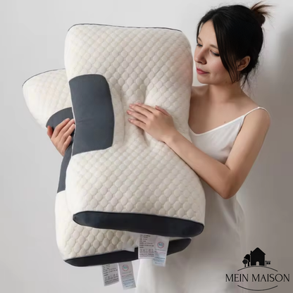 Breathable Contour Neck Pillow with Memory Foam Design