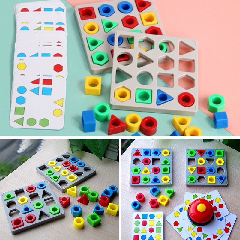 Colorful Sensory Learning Toy for Shape Adjustment Play