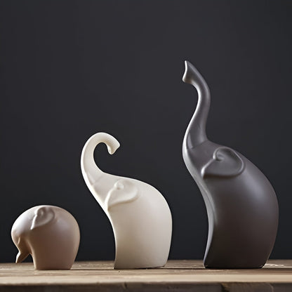 Contemporary Elephant Figurines for Home Decor