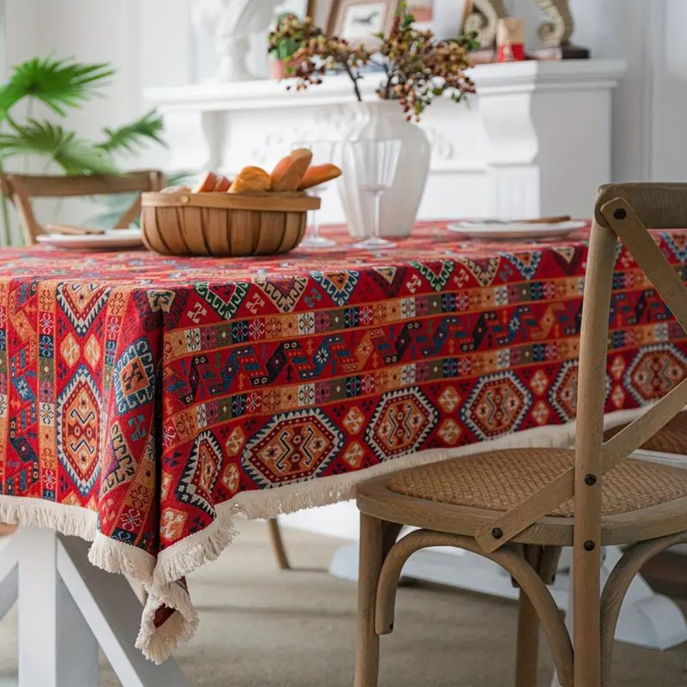 Desert Blossom Bohemian Table Cover