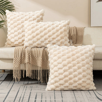 Velvet Plush Cushion Cover – Soft Cover for Sofa or Bed