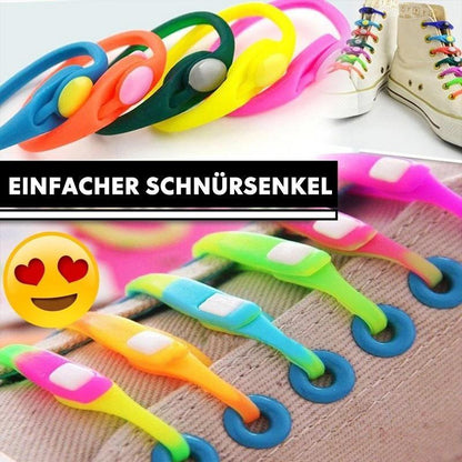 Waterproof Silicone Shoelaces - Buy 3, Get 3 Free [Last Day Sale]
