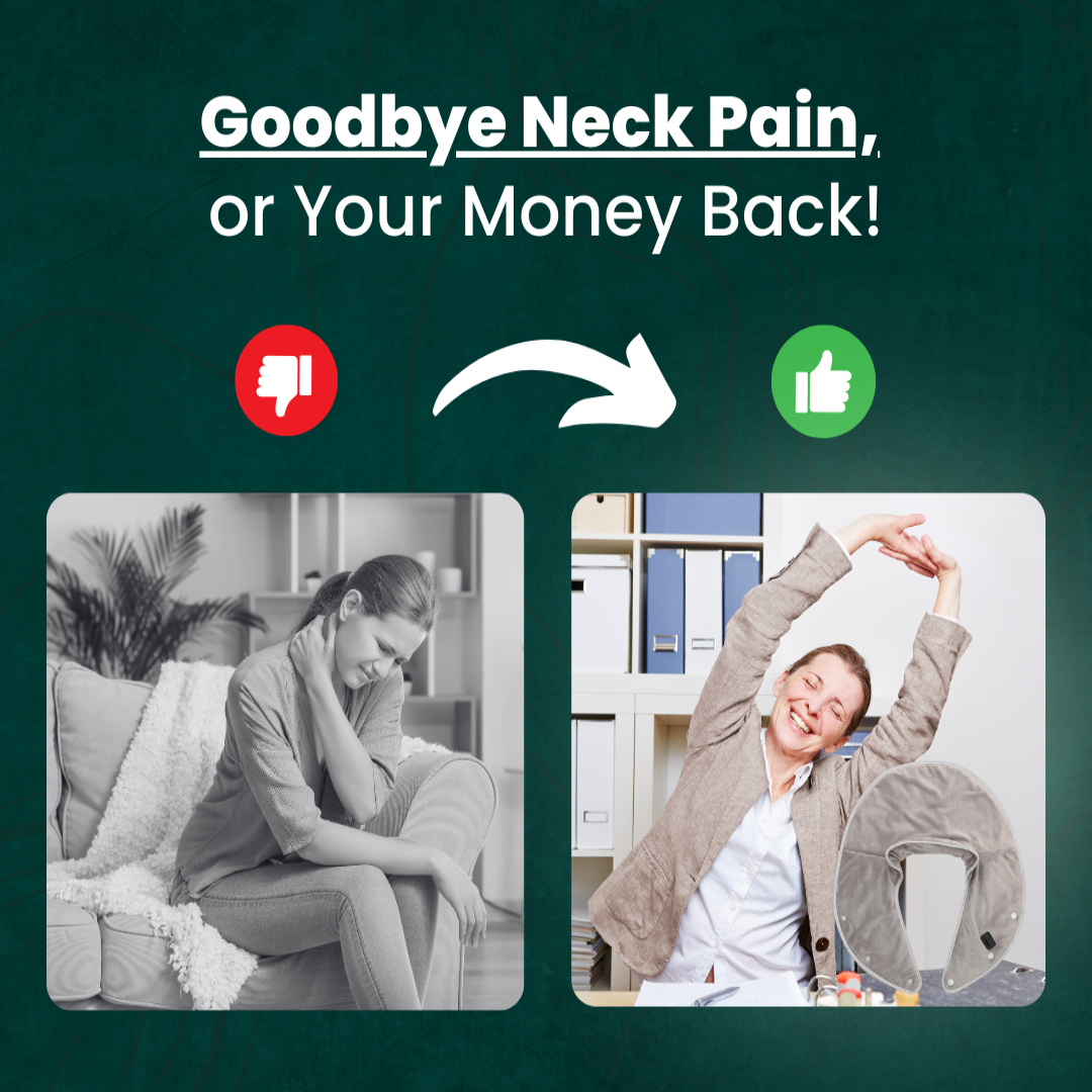 Adjustable Neck and Shoulder Heating Pad Massager for Muscle Relief