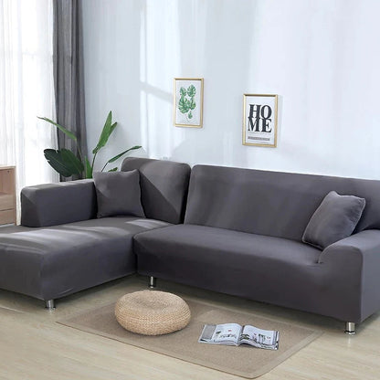 Stylish Sofa and Chair Covers - Dark Gray Elegance