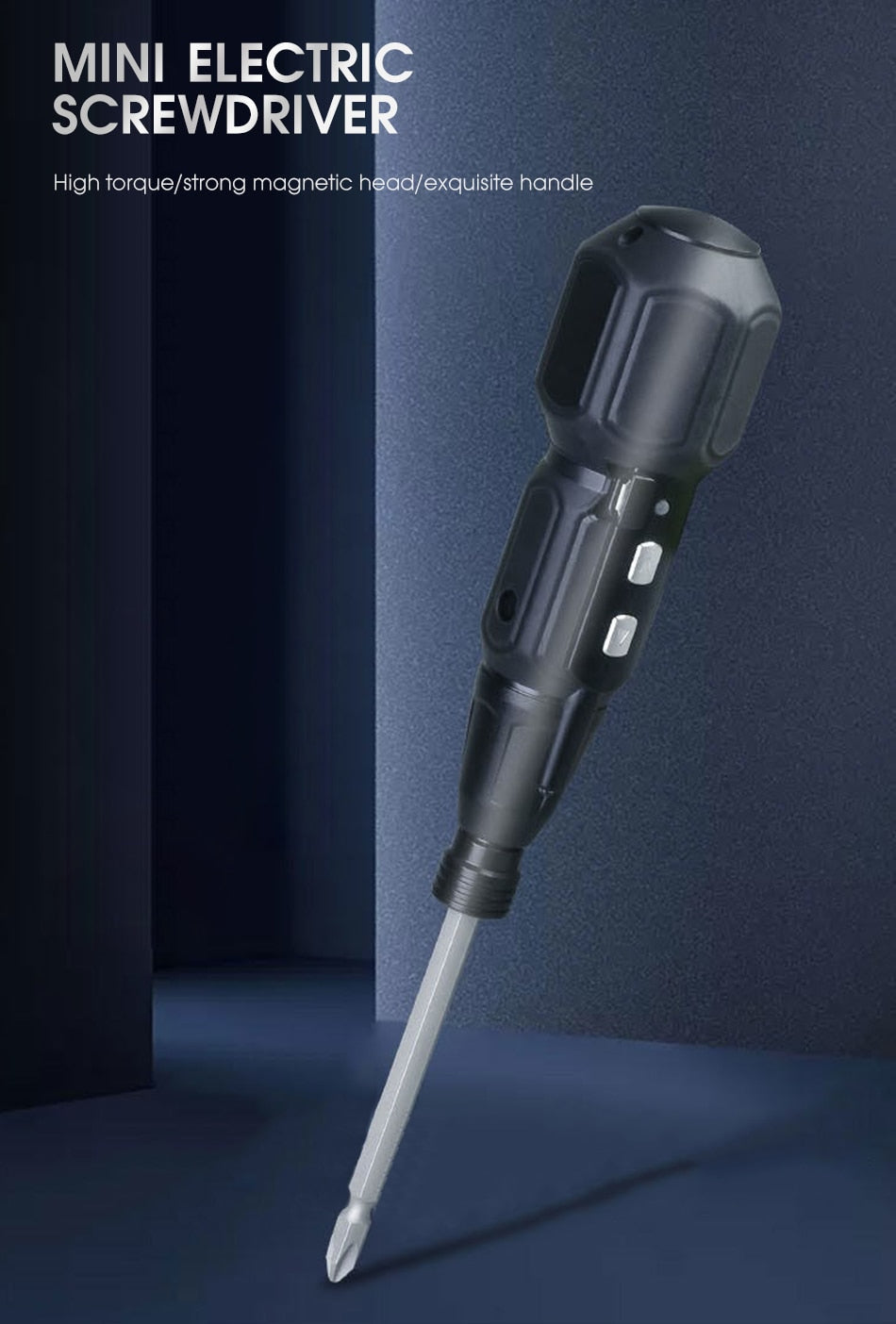Compact Wireless Screwdriver with 18 Nm Torque for Easy DIY
