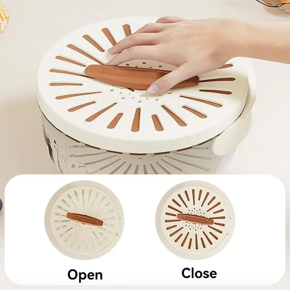 Storage Container for Fruits and Vegetables to Maintain Freshness