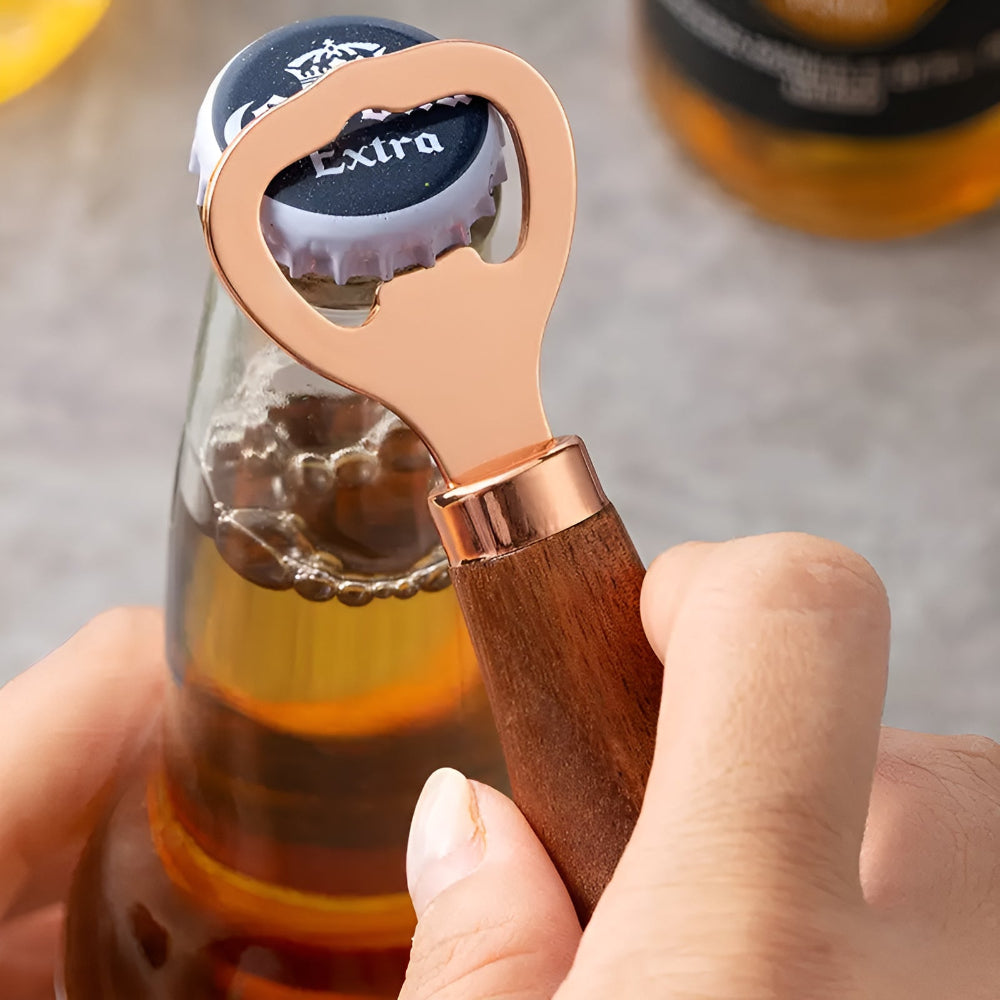 Elegant Acacia Wood Corkscrew Opener