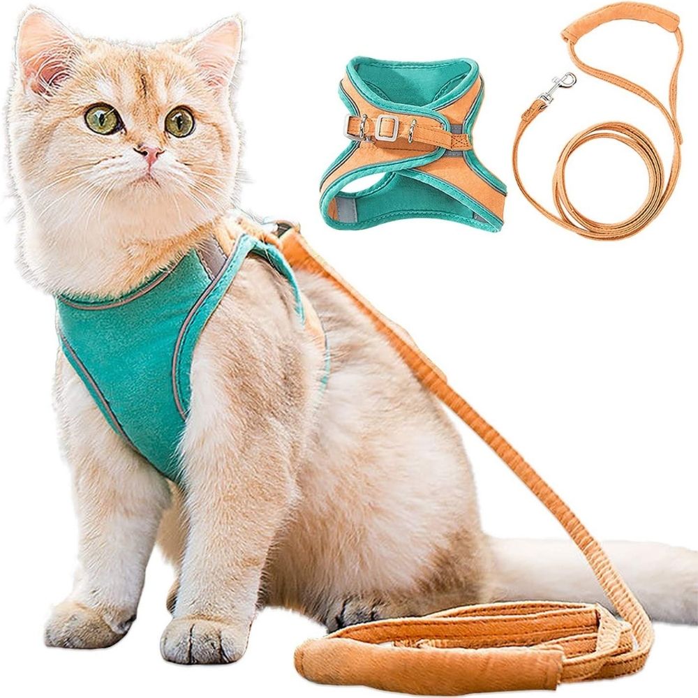 ExploreSafe Cat Harness and Leash Set