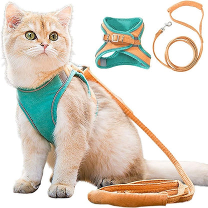 ExploreSafe Cat Harness and Leash Set