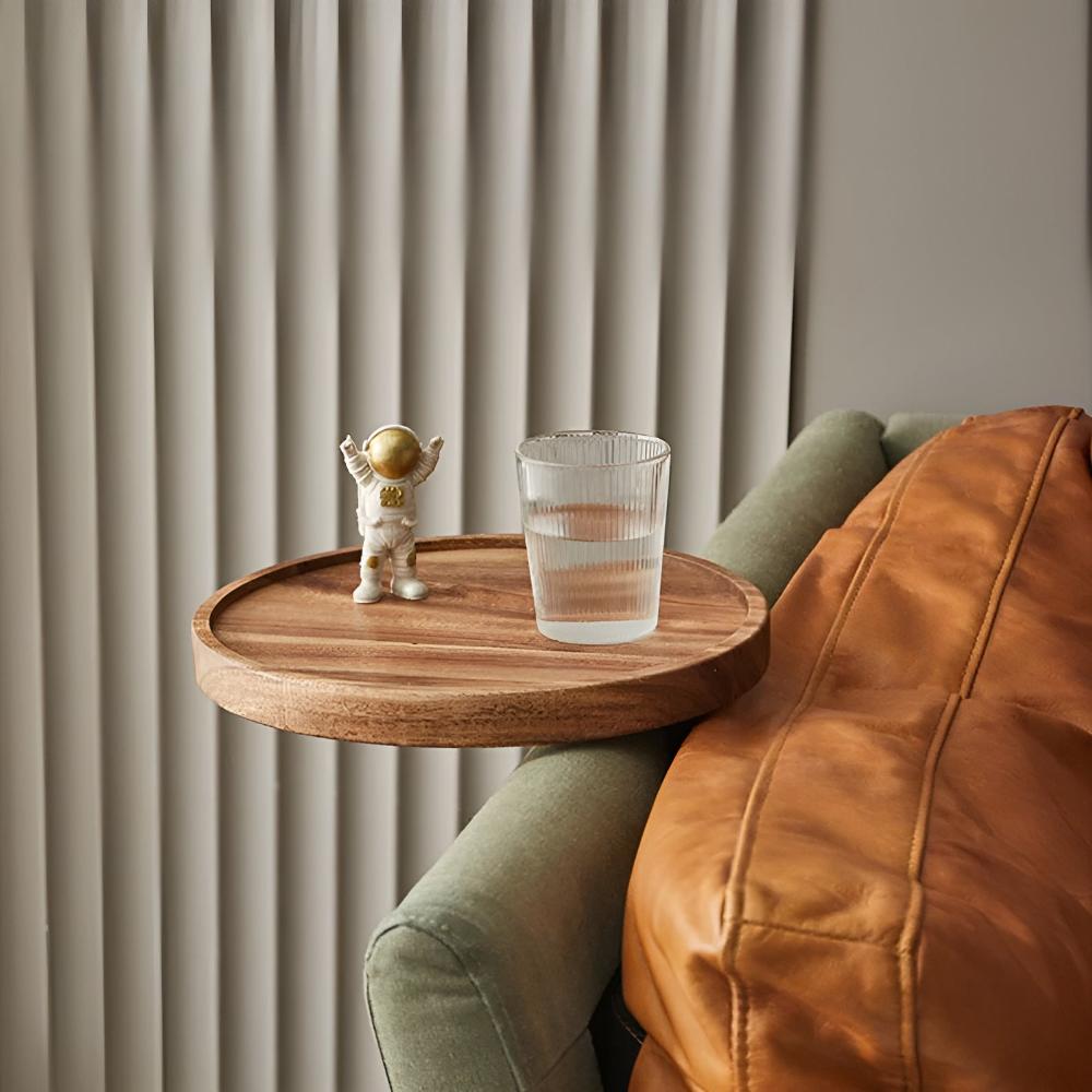 Stylish Wooden Armrest Tray for Your Sofa