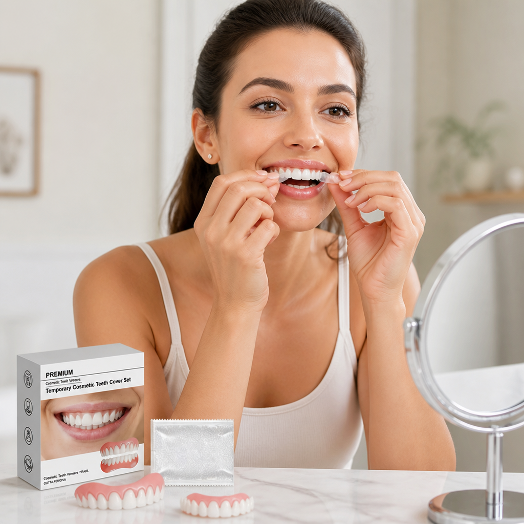 Seamless Smile Enhancement Veneer Set for Upper & Lower Teeth