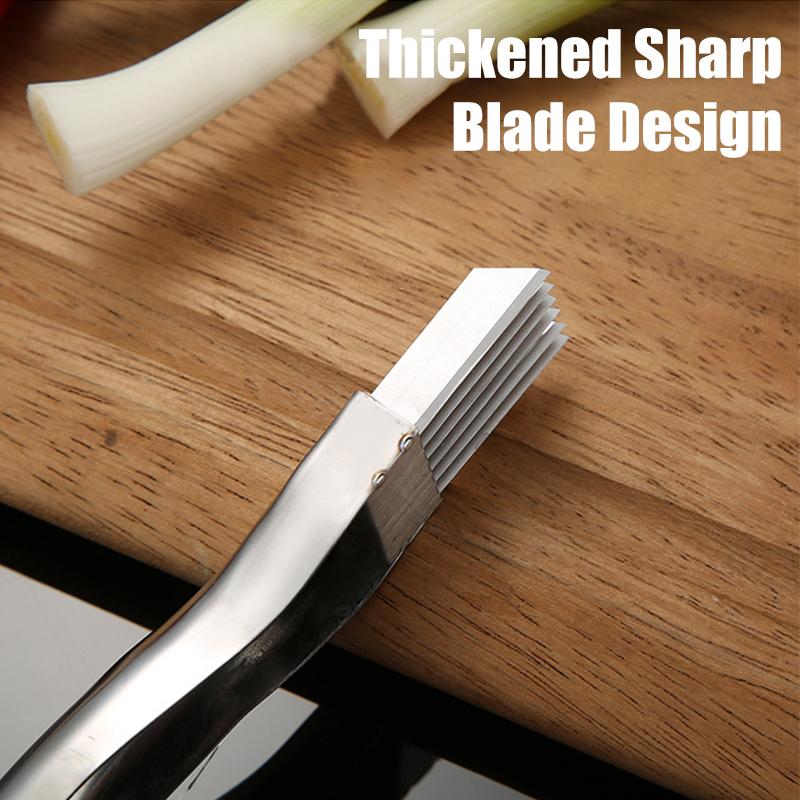 Chopped Spring Onion Knife in Stainless Steel