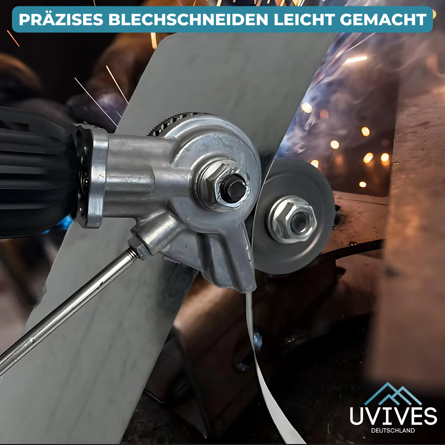 Easy Metal Cutting Tool for Quick and Clean Sheet Metal Cuts