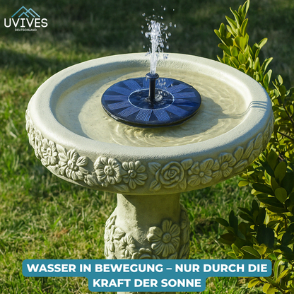 Solar Fountain for Tranquility and Elegance in the Garden