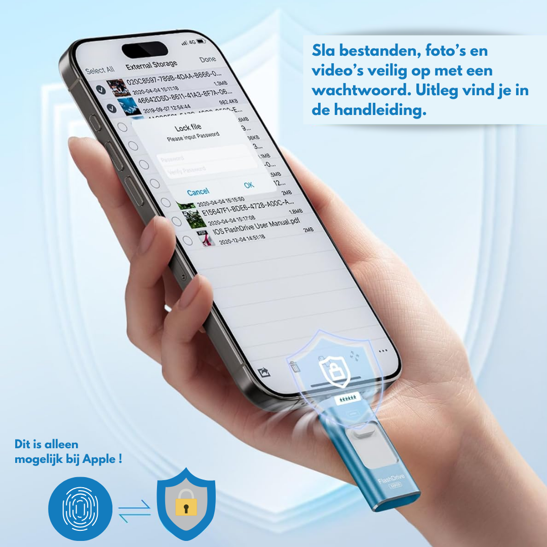 4-in-1 Backup USB Stick | Direct Transfer from Phone to USB
