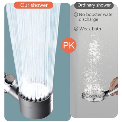 Transform Your Shower Experience: 4-in-1 Massage and Care Head