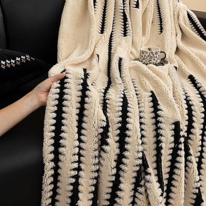 Soft Sofa Cover for Cozy Protection with Stylish Striped Pattern