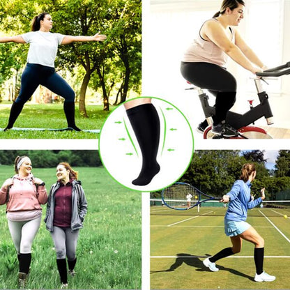 Comfort Fit Compression Socks for Curvier Legs