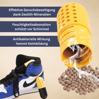 Odor-Free Capsule for Moisture Control in Footwear