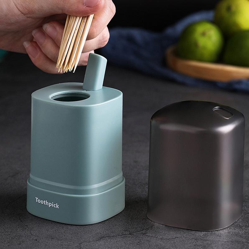 Toothpick Dispenser with Automatic Pop-up Feature
