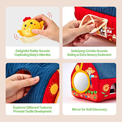 Soft Farm Animal Playset for Engaging Learning