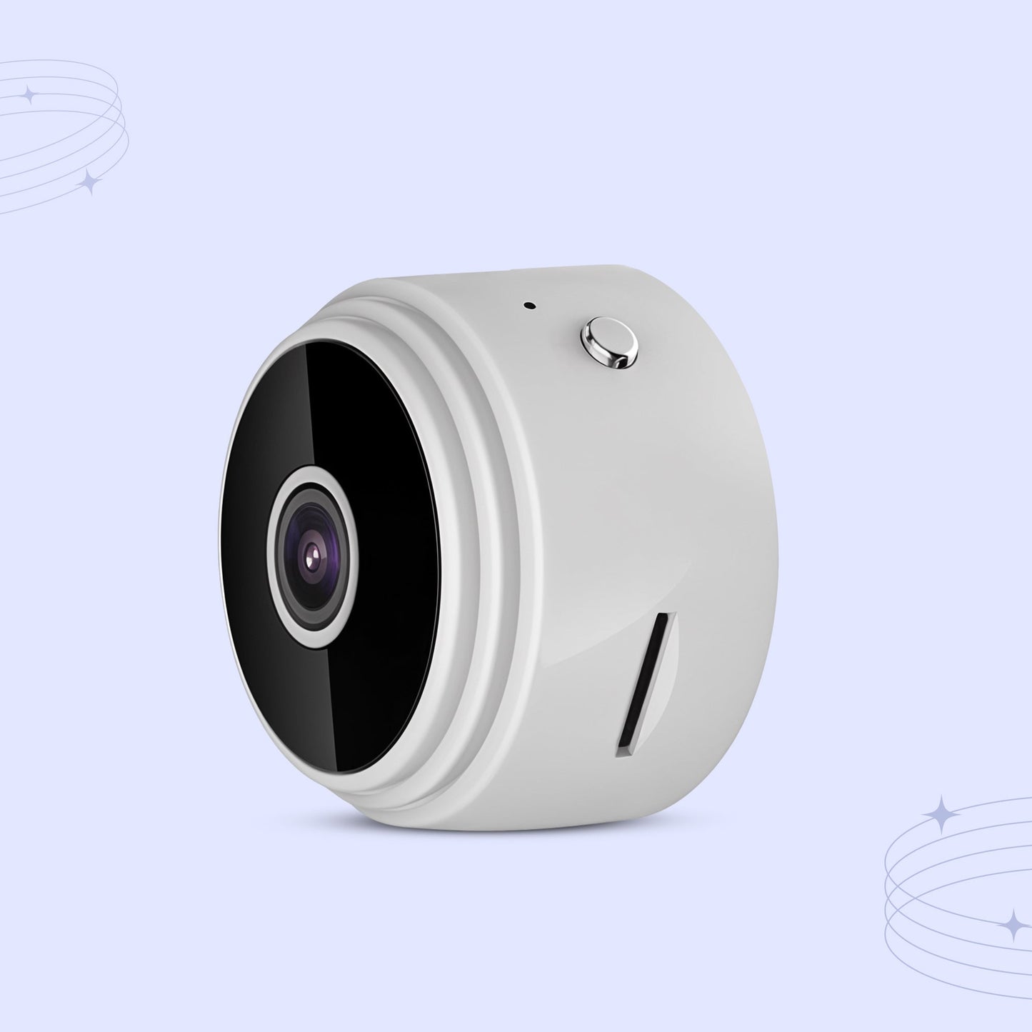 Wireless Mini Camera for Indoor Surveillance – 1080p, Motion Detection, Night Vision, App Control