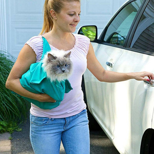 Versatile Pet Travel Sling for Cats and Small Dogs