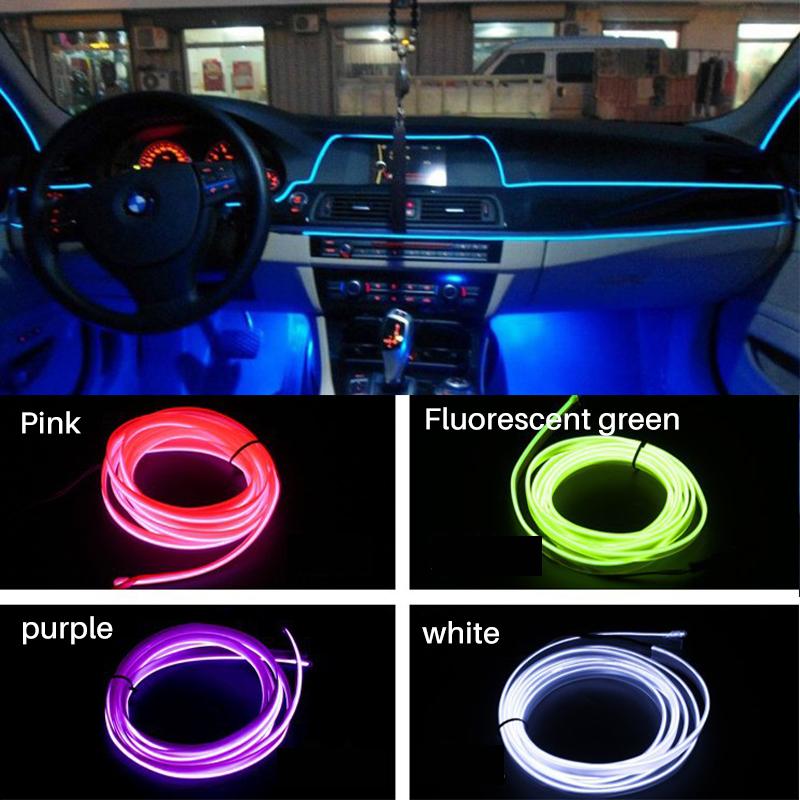 LED Ambient Lighting for Car Interior – 4-in-1 Design
