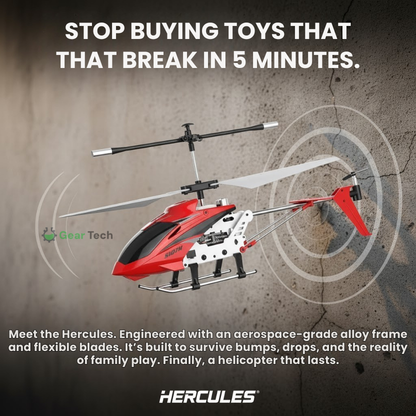 Crash-Resistant Compact Helicopter for Kids and Adults