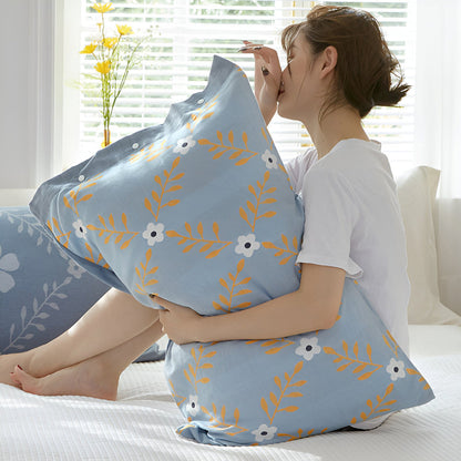 Luxurious Cotton Pillowcase with Button Closure
