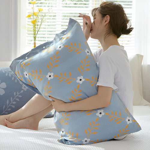 Luxurious Cotton Pillowcase with Button Closure