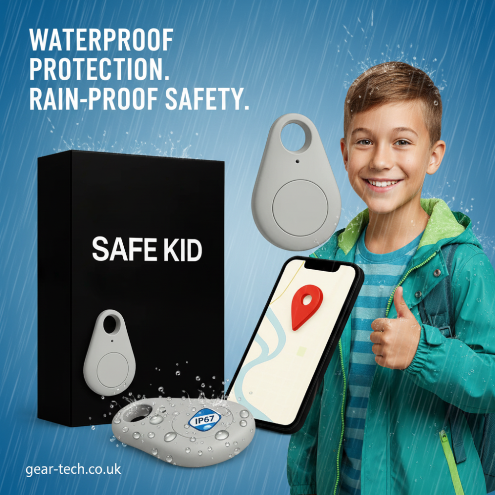 Smart Child Tracker with Real-Time GPS and Waterproof Features
