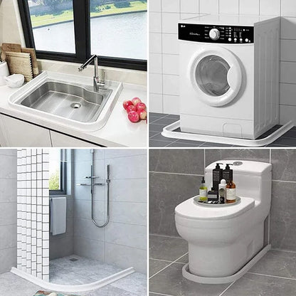 Silicone Water Barrier Strip for Bathroom Use