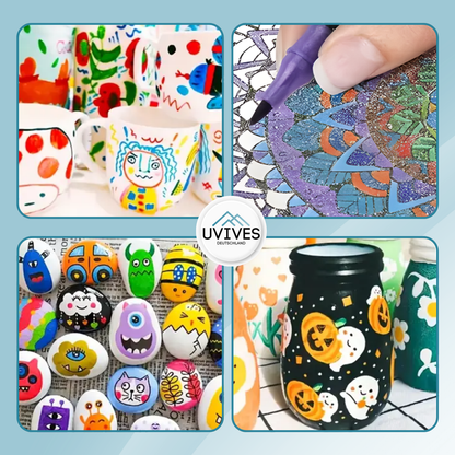 Double-Sided Glitter Pens for Creative Minds