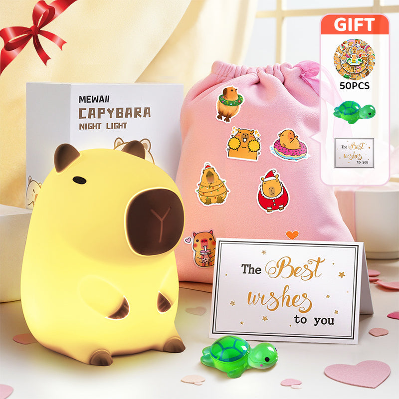 Capybara Squishy Night Light – Perfect Gift for All Ages
