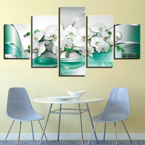 Stunning 5-Piece Tulip Canvas Art Set for Vibrant Spaces