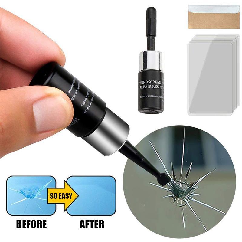 Repair Fluid for Glass Surfaces